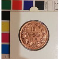 Русская финляндия 10 пенни 1916 в хлдере