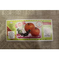 Редкая этикетка от сока в банках 3000 мл "Яблочно-черноплоднорябиновый"