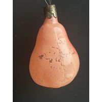 Ёлочная игрушка груша СССР