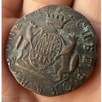 Сибирская монета 1773г номинал две копейки. КОПИЯ