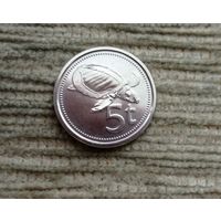 Werty71 Папуа Новая Гвинея 5 тойя 2010 Черепаха Двукоготная Блеск