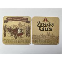 Подставка под пиво "Zatecky Gus" No 6 /Беларусь/