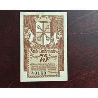 1920 год Германия 75 пфеннигов