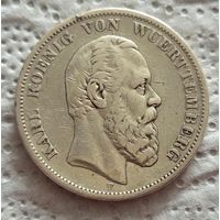 Вюртемберг 5 марок 1876