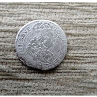 Werty71 Польша 6 грошей 1667 18В шестак шостак