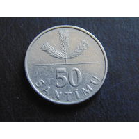 Латвия 50 сантимов 1992 г.