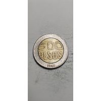 Колумбия 500 песос 2007