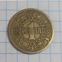 1 песета 1944 Испания