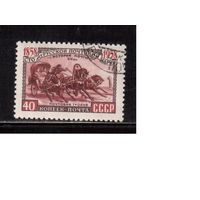 СССР-1958, (Заг.2112)  гаш.(с клеем), 100-лет русской марке,