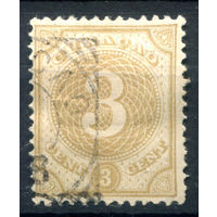Нидерландские колонии - Кюрасао - 1889г. - 3 с - 1 марка - гашёная [Mi 22]. #3-WB-65-A-1