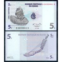 Конго 5 сантимов 1997 год, UNC