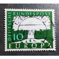 Марка Германия 1958 год Европа СЕРТ