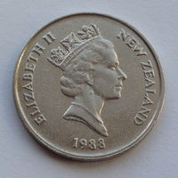 Новая Зеландия 10 центов. 1988 г.