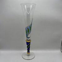 Бокал ручной работы в стиле барокко (200 мл). Италия. 3704