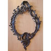 - РАМА Франция 19 век Барокко под зеркало и пр. Чугун 3.3 кг 67х44 см + Подарок Читайте описание