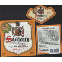 Пивная этикетка. Svijany - Чехия