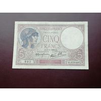 Франция 5 франков 1939