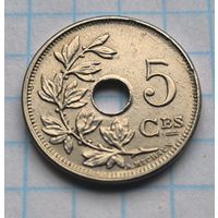 БЕЛЬГИЯ  5 САНТИМОВ 1920 ГОД  BELGIQUE