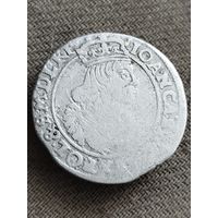 Распродажа -шесть грошей (шостак) 1663г.,Ян казимир,Речь Посполитая