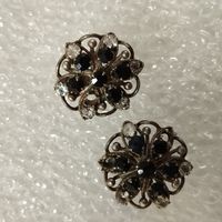 Серьги Ажурный Цветок, 925. Европа