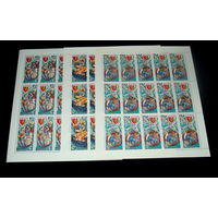 СССР.КОСМОС.РАСПРОДАЖА !!!1980, май-июнь. Полет в космос пятого международного экипажа (СССР-ВНР).ПОЛНАЯ ЧИСТАЯ СЕРИЯ В ЛИСТАХ.