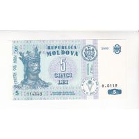 5 ЛЕЙ 2009 МОЛДОВА