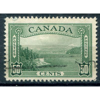 Британские колонии - Канада - 1938г. - ландшафты, архитектура, 50 с - 1 марка - гашёная [Mi 207]. #3-WB-96-A-2