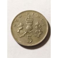 Великобритания 5 пенсов 1979