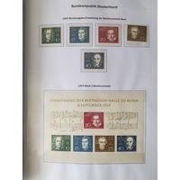 ФРГ  1959  5м + бл