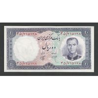 Иран 10 риал 1961 года. Тип P-71. Состояние UNC