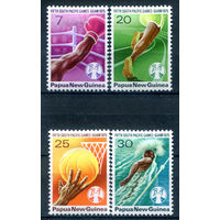 Папуа Новая Гвинея - 1975г. - южнотихоокенские спортивные игры - 4 марки - полная серия, MH [Mi 292-295]. #3-WB-100-KS-2
