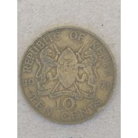 Кения. 10 центов 1971.
