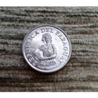 Werty71 Парагвай 5 гуарани 1975 старый тип