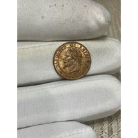 1 сантим 1862 K очень редкая монета в подобном сохране!