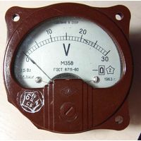 М358 Вольтметр. 30 Вольт