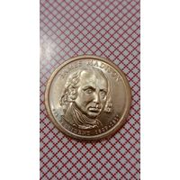 США 1 доллар 2007 D 4 президент Джеймс Мэдисон