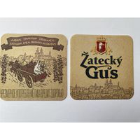 Подставка под пиво "Zatecky Gus" No 9 /Беларусь/