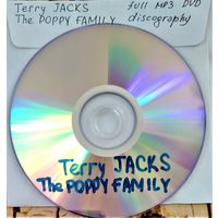 DVD MP3 частичная дискография Terry JACKS, The POPPY FAMILY (Pop-rock, Psychedelic rock)  - 1 DVD