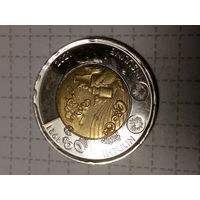 2 доллора Канада 2021 год 100 лет