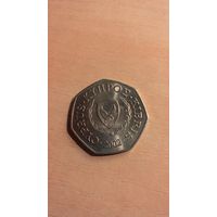 Кипр, 50 центов 2002.