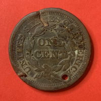 Редкость! США, 1 цент 1851г.