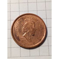 1 цент Канада 2002 год