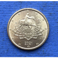 Италия 50 евроцентов 2021