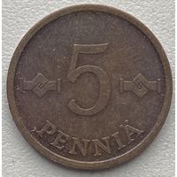 Финляндия 5 пенни 1971 г.
