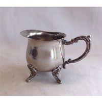 Сливочник Молочник Эгоист Сольница Солонка Серебрение Англия 04