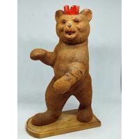 Игрушка медведь, ГДР, 16,5см.