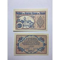 20 геллеров (нотгельды) Австрия.-0912