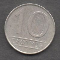 Польша. 10 злотых 1988