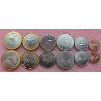 Мавритания НАБОР 6 монет 2017-2018 UNC
