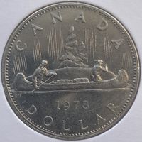 Канада 1 доллар 1978 г. В холдере